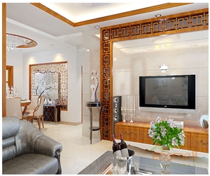 中央美地入戶客廳裝修效果圖