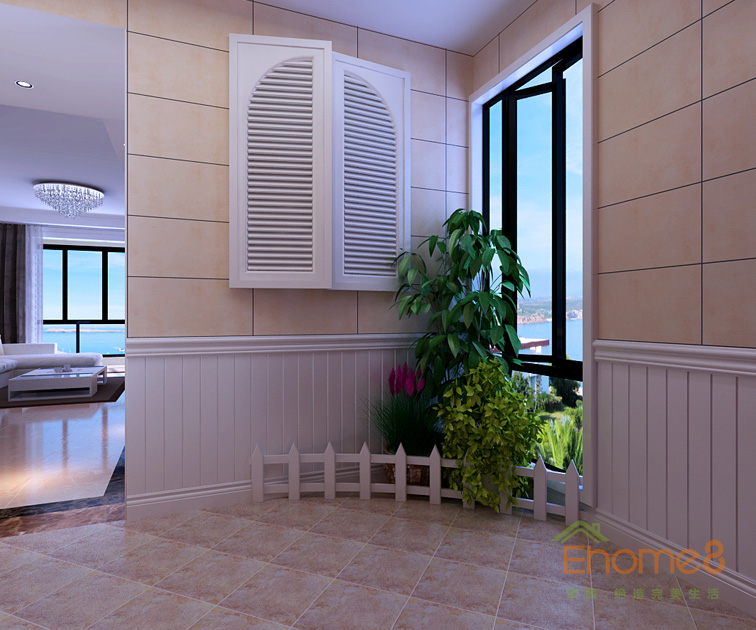 客廳一角的那一點綠裝修效果圖