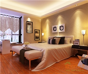 碧園大城小院躍層臥室現代風格裝修效果圖