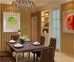 書(shū)香園68平米兩房一廳歐式典雅效果圖