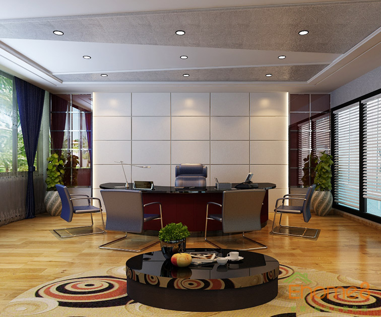 現代風辦公室裝修效果圖123