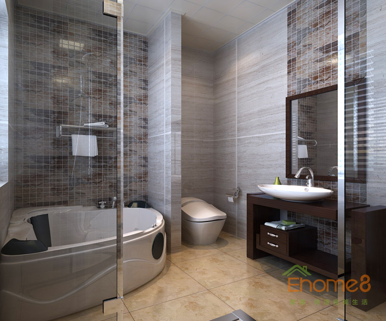 179㎡復式中式簡約風格浴室裝修效果圖