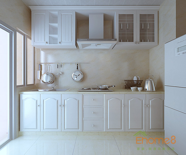 71㎡兩房一廳歐式風格廚房裝修效果圖