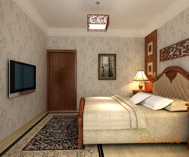 172㎡躍層法式風格臥室裝修效果圖