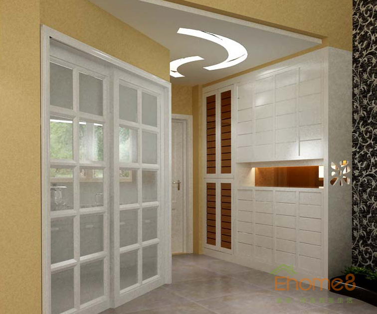 175㎡躍層法式風格入戶裝修效果圖