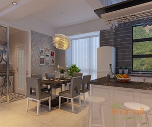 后現代餐廳裝修圖